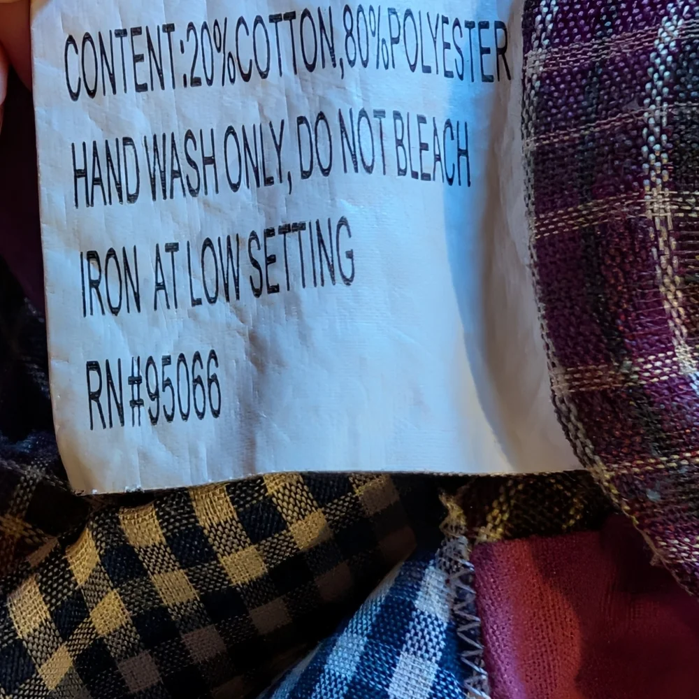 Snowman Plaid Table Runner (EUC)